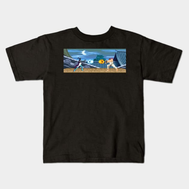 Hadouken Kids T-Shirt by coleenfielding@yahoo.com